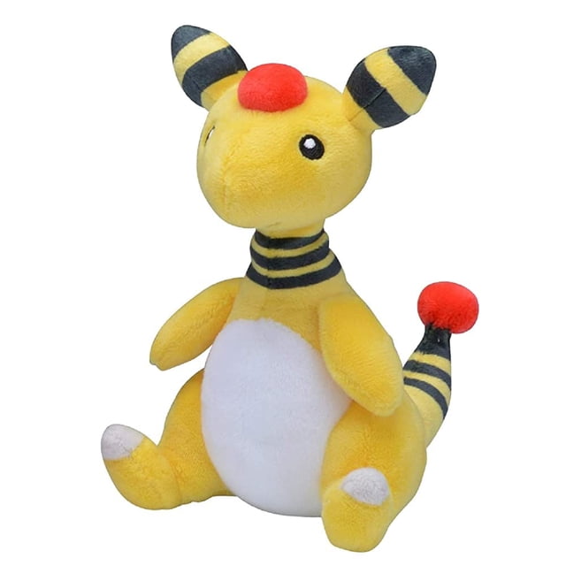 Muñeca de peluche original Pokemon Center Ampharos