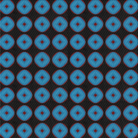 Ahgly Company Indoor Square Patterned Charcoal Black Novelty Area Rugs, 6' Square