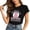 Black, variant on Women Breast Cancer Awareness Graphic T-Shirt, Crew Neck Relaxed Fit Pink Ribbon Warrior Tee, October Support Event Casual Outfit(Black/L)