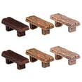 thumbnail image 1 of Tabourets Mini en Résine de Couleurs Assorties pour Décoration Intérieure avec Matériau de Qualité et Fabrication Soignée 6 Pcs, 1 of 8