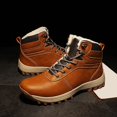 thumbnail image 2 of NOKIO Men'S Snow Trail Anti-Slip Shoes Men'S Snow Boots Men'S High Top Snow Boots Fashion Casual Trainers Breathable Flat Casual Shoes Winter Padded Warm Men'S Boots Men'S Anti-Cold Snow Boots, 2 of 4