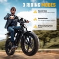thumbnail image 7 of TST Electric Bike for Adults, 750W Motor, 20"x4" Fat Tire, 28mph E Mountain Bike, 48V/15AH SGS Certified, 7 of 7