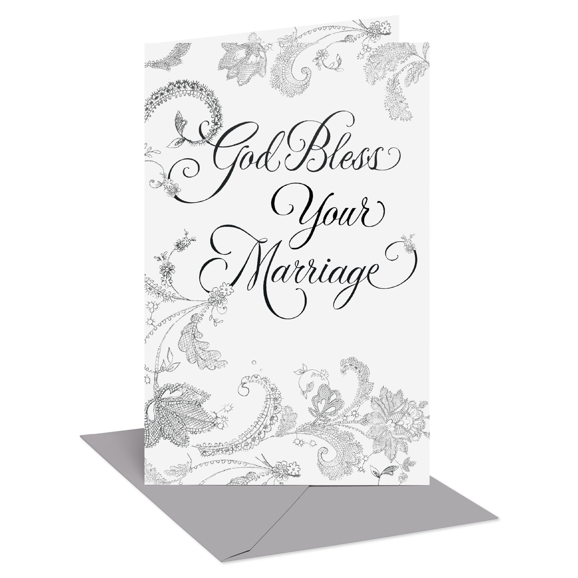 American Greetings Religious Wedding Card for Bride and Groom (God Bless)