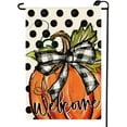 thumbnail image 2 of Hello Fall Gnome Garden Flag 12.5x18 Double Sided Burlap, Pumpkin Sunflower Garden Yard Flags for Thanksgiving Rustic Seasonal Outside Outdoor House Decoration (ONLY FLAG), 2 of 6