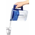 thumbnail image 4 of Sapphire Water Filtration Pitcher with 3 Filters, Clear/Blue, 4 of 5