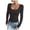 Gray, variant on Womens Summer Short Sleeve Tops Square Neck Ribbed Slim Fitted Shirts Casual Tee Tshirt (Dark Green, XXL)