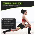 thumbnail image 2 of 4 Pairs Copper Compression Socks for Women & Men Circulation 15-20 mmhg - Better Blood Flow, Swelling, Best Support for Medical, Running, Nursing, 2 of 6