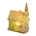 thumbnail image 2 of Decoración navideña Baoblaze LED iluminada Casa Adornos Navidad escena decorativa luminosa ciudad navideña escritorio Casa Colgante, 2 of 8