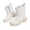 Beige, variant on Bilqis Fashion Ankle Boots for Girls Faux Leather Solid Color Princess Boots Side Zipper Round Toe Soft Sole Non-slipping Shoes Casual Daily Walking Fall Winter Footwear Beige,2 Big Kids