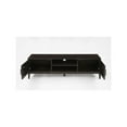 thumbnail image 2 of Porter Designs Fall River Solid Sheesham Wood TV Stand - Gray, 2 of 6