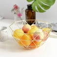 thumbnail image 2 of Metal Wire Fruit Bowl for the Counters Anti Rust Vegetables and Fruit Serving Bowls Decorative Countertop Centerpiece Fruit Storage Basket for Living Room, Kitchen, Office, 2 of 7
