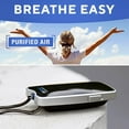 thumbnail image 6 of AirTamer A310 Rechargeable Personal Air Purifier, Proven Performance, Virus and Pollutant Tested*, Black with Metal Travel Case, 6 of 9