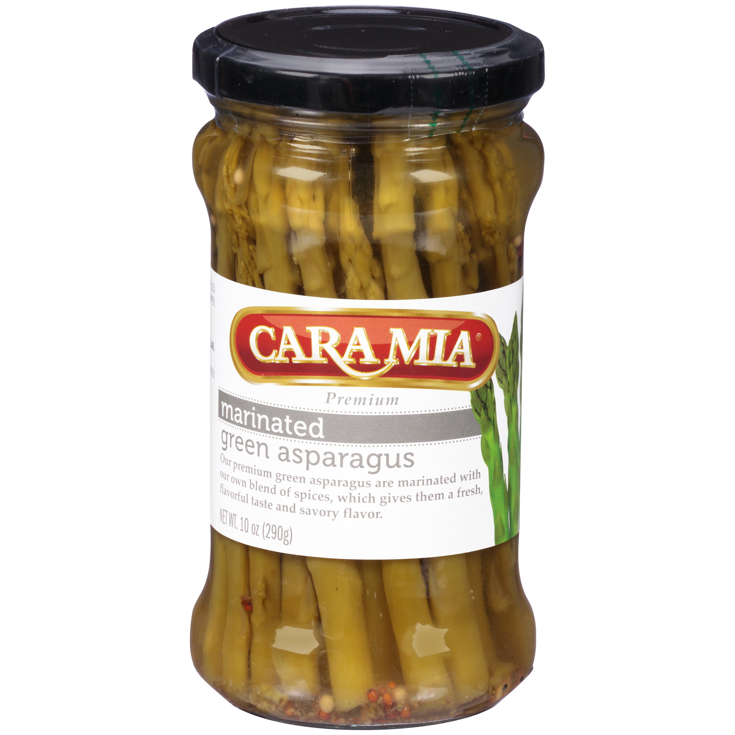 Cara Mia Marinated Green Asparagus, 10 oz - Walmart.com