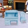 thumbnail image 2 of ABS Doll Furniture Study Desk & Stool Furniture Set for OB11 Dolls Accessory, 2 of 8