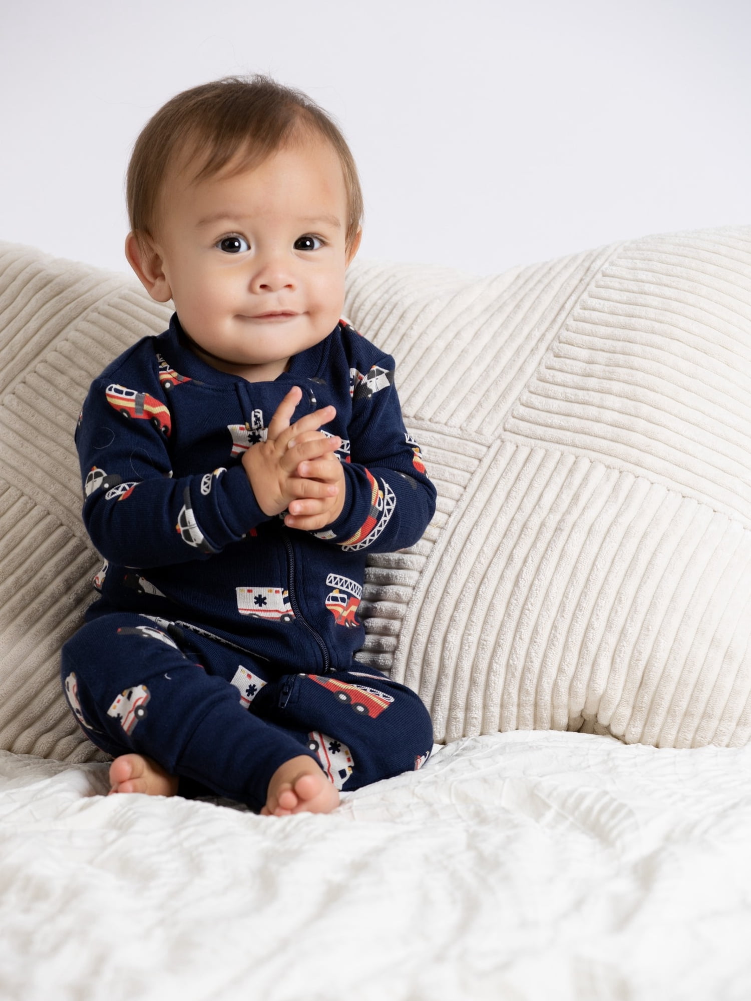 M+A by Monica + Andy, Organic Cotton One-Piece Coverall, Sizes Newborn - 18-24 Months
