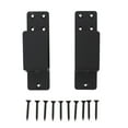 thumbnail image 2 of Paquete de 2 Soportes de Barricada de Puerta Resistentes de 2x4 Soporte para Barra Abierta Soporte en U de Acero Duradero Soporte de Barra Abierta de Acero Al Carbono Barra ANGGREK Otros, 2 of 8