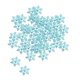 thumbnail image 5 of Adornos de confeti de copos de nieve Gloria Decoraciones de mesa Azul, 5 of 9