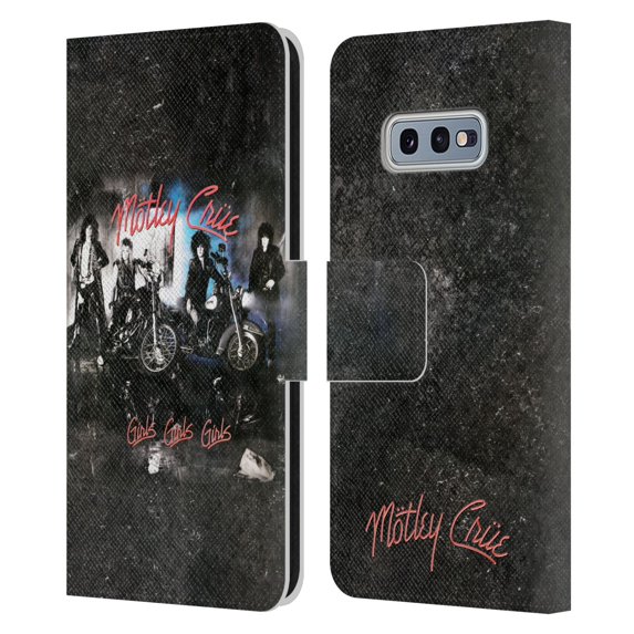 Head Case Designs Officially Licensed Motley Crue Albums Girls Girls Girls Leather Book Wallet Case Cover Compatible with Samsung Samsung Galaxy S10e