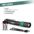 thumbnail image 6 of Energizer Hybrid Rechargeable Metal LED Pen Light, 400 Lumens, USB Charging Cable, Pocket Penlight Flashlight for EDC & Inspection, Batteries Included, 6 of 6
