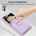 thumbnail image 3 of ELEHOLD for Samsung Galaxy Z Flip 5 Case, Z Flip5 Crossbody Wallet Case with Card Holder Soft PU Leather Shockproof Protective Cover with Strap for Samsung Galaxy Z Flip 5 for Girls Women,Purple, 3 of 11