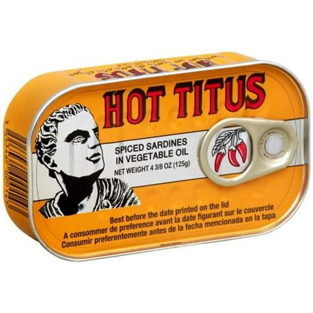 Titus Sardines in Spicy Soya Oil 125g Walmart.ca
