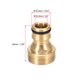 thumbnail image 2 of Adaptador de Conector Rápido de Grifo de Latón M22 M24 Rosca UNF para Sistema de Riego de Jardín 2 piezas, 2 of 5