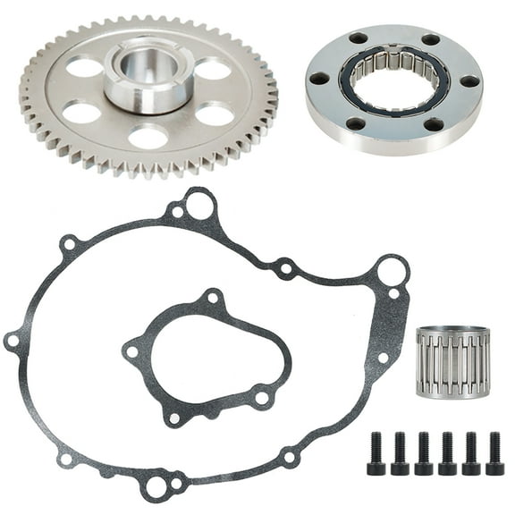 Heavy Duty One Way Bearing Starter Clutch Gear Kit Fit for 2001-2003 Yamaha Raptor 660R YFM660R
