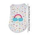 thumbnail image 3 of Sleeveless Dog T-Shirt for Small Dogs Cute Breathable Pet Shirt for Chihuahua Cats Yorkies and Small Breed Dogs(White,L), 3 of 7