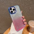 thumbnail image 1 of Funda De Teléfono Con Marco De Fotos De Metal Con Purpurina Compatible Con La Cubierta Trasera Del iPhone 11 12 13 14 pro max, 1 of 4