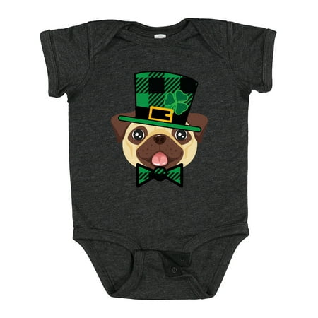 

Inktastic St Patricks Outfit Pug Dog Gift Baby Boy or Baby Girl Bodysuit