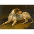 thumbnail image 2 of Circle of Sir Edwin Henry Landseer 24x19 Gold Ornate Framed and Double Matted Museum Art Print Titled - Alert, 2 of 4