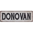thumbnail image 1 of DONOVAN Vintage Look Gift Rustic Chic Metal Sign 6x18 206180036790, 1 of 1