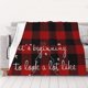 thumbnail image 1 of Manta de forro polar a cuadros navideños, súper suave y acogedora, ideal para hombres, mujeres, ancianos y niños. Características: súper suave, 40 x 30 pulgadas., 1 of 1