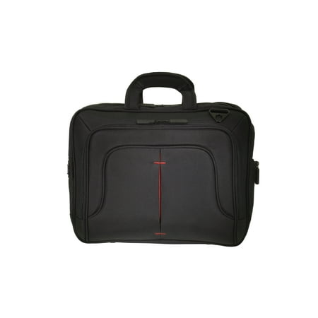UPC: 0852318002401 | ECO STYLE Tech Pro Top Load Checkpoint Friendly Case  Black/Red