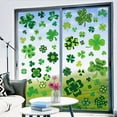 thumbnail image 5 of St. Patrick's Day Window Decorations, Reusable Spring Clover Stickers for Glass Window and Wall, Holiday Home Decor for St. Patty's Day, General Purpose Seasonal Adhesive Decoration, 5 of 6