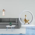 thumbnail image 2 of Escultura De Resina De Niña Querubín Para Sala De Estar, Dormitorio, Escritorio, Mesa, Centro De Mesa, Regalo, Estantería, Granja, Decoración Abstracta Versátil., 2 of 8
