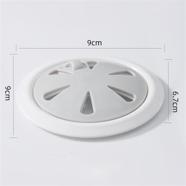 Tapa de Drenaje Giratoria, Antiobstrucción, Desodorante y Control de Olores, Ajuste Universal para Lavabo, Bañera y Baño, Fácil de Limpiar, Material de Silicona Suave, Tamaño 9 X 9 X 2 Cm.