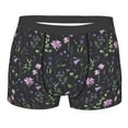 thumbnail image 3 of Haiem Watercolor Wildflower 1 Men's Boxer Briefs, Every Day Comfort Stretch Cotton Moisture-Wicking Underwear-XX-Large, 3 of 8