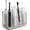 Large-smoke Grey, variant on Toothbrush Holder for Bathroom Wall Mounted, 5 Slots Acrylic Toothbrush and Toothpaste Organizer Removable Dividers, Large Capacity Electric Toothbrush Holder for Family Bathroom Accessories, Clear