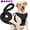 Black, variant on Dog Harness And Leash Set, No-Pull Adjustable Reflective Oxford Dog Harness Easy Control Medium Large Dog Harness with Free Heavy Duty 5Ft Dog Leash