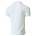 thumbnail image 2 of Camisa informal de manga corta y cuello para hombre: lisa, deportiva, para la playa, para el día a día, 2 of 8
