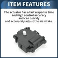 thumbnail image 6 of Unique Bargains HVAC Heater Blend Air Door Control Actuator, No.25770696 for Buick Lucerne 2006-2011 Black, 1Pc, 6 of 7