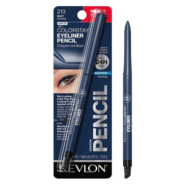 Delineador Revlon colorstay resistente al agua 213 Navy marine 0.28 g