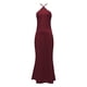 thumbnail image 4 of Vestido de noche de satén para mujer tallas grandes - Elegante cuello en V, diseño en la cintura, vestido de fiesta para bodas - Tallas XS-L, tejido con brillo lujoso, 4 of 5