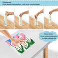 thumbnail image 4 of 6 Packs Cartoon Tulip Flower Kitchen Dish Towels Soft Absorbent Dish Cloths 11"x11", 4 of 9