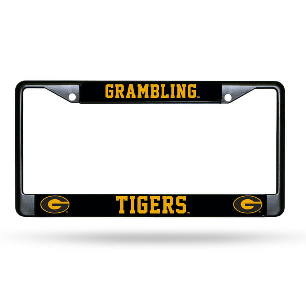 Rico - Grambling State Tigers Black Metal License Plate Frame - Walmart ...