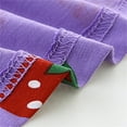 thumbnail image 5 of WOYY Girl's Strawberry Print Short Sleeve Play Dress Summer Casual Cute Dress, Sizes 1-7, 5 of 8
