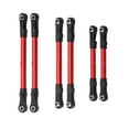 thumbnail image 1 of QualitChoice 6 Pieces RC Car Pull Rod Rod Servo Link for Slash Hoss 4x4 1:10 Scale RC Car Red, 1 of 6
