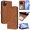 Brown, variant on Flip Case for Samsung Galaxy Note 10 Lite RFID Blocking Magnetic Clasp Wallet Case with 3 Card Slots and Kickstand Function