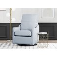 thumbnail image 3 of Delta Children Kenwood Slim Nursery Glider Swivel Rocker Chair, Sea Breeze, 3 of 15